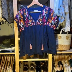 Alter’d State bohemian embroidered top